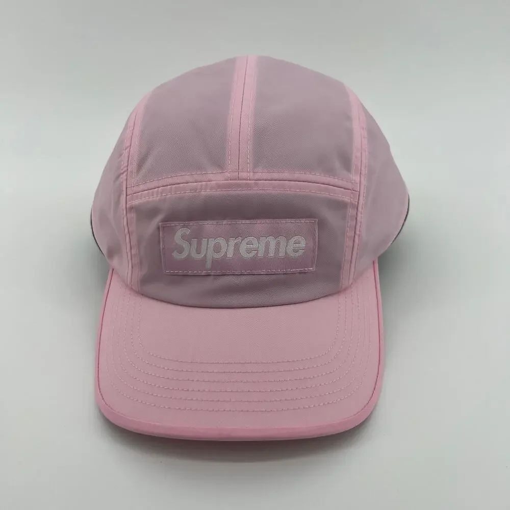 NWT Supreme Polartec Lined Packable Cordura Earflap Pink Hat Camp Cap